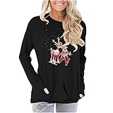 PTLLEND Damen Hoodie Kapuzenpullover mit Zipper Fleecejacke Warm Basic Kapuzenjacke Causal Sweatjacke Mit Kapuze Plüschjacke Hooded Jacket Damen Sweater