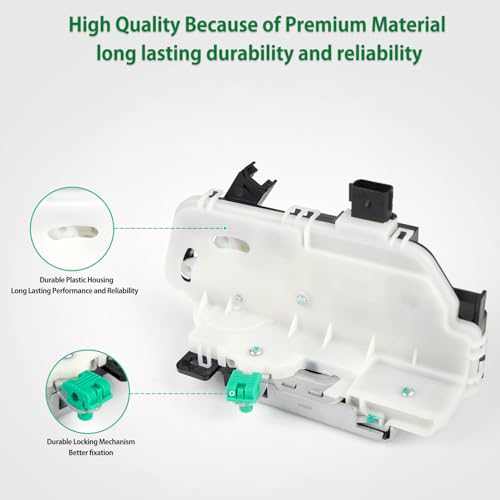 Image of Rear Left Driver Side Latch Lock Power Door Latch Actuator Compatible with Ford Explorer F-150 Mustang Taurus 2009-2019 Replace 9L3Z-5426413-A