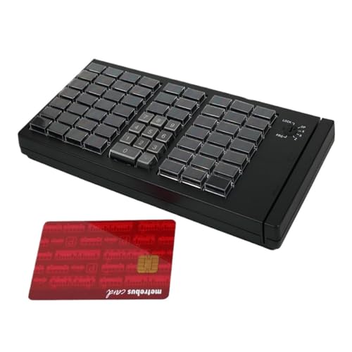 Teclado de caja registradora programable de 66 teclas con tecnología de membrana 2