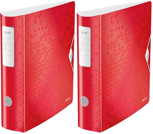 LAF Active 180° WOW A4 80mm red éviter les feuilles déchirées classeur rouge