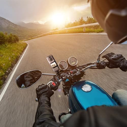 Bild 4 - Dual Screen Action Cam Helmkamera mit 32GB Speicherkarte und diversem Zubehör wasserdichte Kamera（Metallic-Grau）