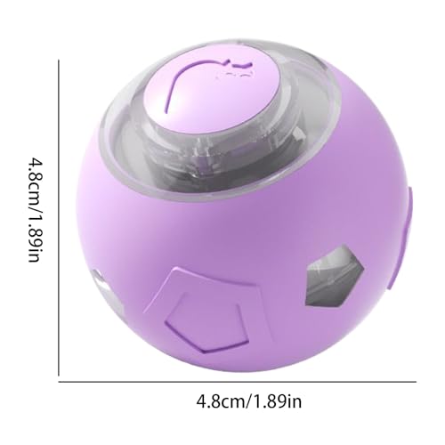 Pelota interactiva para Perros, Juguetes interactivos para Perros, Suministros silenciosos Recargables para Mascotas con Luces LED, Juegos para Cachorros para masticadores agresivos de Interior - imagen 6