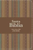 Biblia RVR 1960 Compacta Letra Grande 11 puntos Símil Piel Andina Marrón Café 8418853689 Book Cover