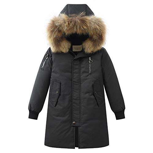 Coats Warm Outerwear Boys' Hooded Kids Puffers Down Girls' Winter Jacket Solid Boys Coat&jacket Little Girl Jackets