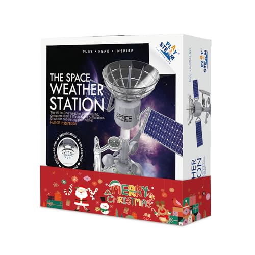 PLAYSTEM Kit de estación meteorológica, Cambio climático, Calentamiento Global, Laboratorio, Juguetes Stem Regalo Educativo para niños y Adolescentes, niñas y niños