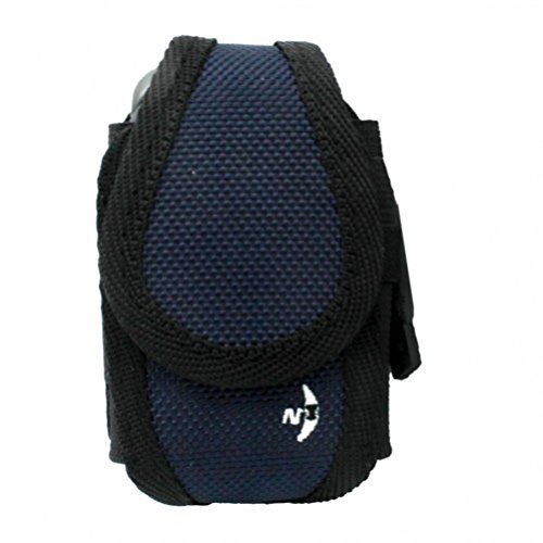 Navy-Black Nite Ize Rugged Cargo Case Belt Clip Holster Cover For Verizon Casio Exilim C721 - Verizon Casio G-Zone Rock C731 - Verizon Casio G-Zone Ravine C751 - Verizon Casio G-Zone Boulder #TOP5