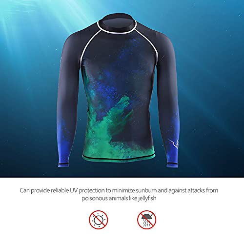 Karlak Chaqueta de Neopreno para Hombre con Protección UV, Transpirable y de Secado Rápido para Buceo y Surf, Talla Grande miniatura 5