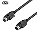 Din 8 Pin Cable for JVC Subwoofer Replacement 8 Pin Home Theater Audio 8-pin Din Cable for Philips Yamaha Sony Apple Mac Subwoofer with JVC Systems-7 FT