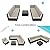 VITESSE Patio Furniture Sets All Weather Outdoor Sectional Sofa Manual Weaving Wicker Rattan Patio Conversation Set with Cushion and Glass Table (7 Pieces, Beige)