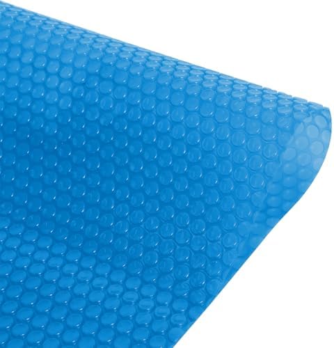 Hot Tub Bubble Blanket - 8 x 8 FT 16-Mil Square Pool Spa Solar Cover | Heavy Duty Floating Heat Retaining Thermal Blanket for Insulating Solar Heating