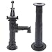 PIAOCAIYIN Deep Well Hand Pump, Cast Iron BSA-75 Pitcher Pump and Raised Base, Antique Manual Deep Water Transfer Pump w/Extended Spout, for Gardens, Parks, Ponds, Black