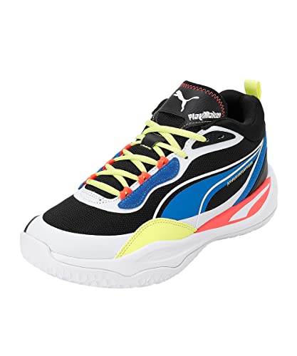 Image of Puma Playmaker Textile Mid Boot Lace Up Mens Casual Shoes