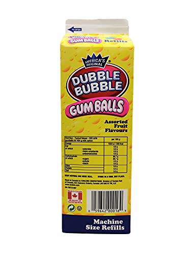 Dubble Bubble Gum Ball Refill Carton 454 g