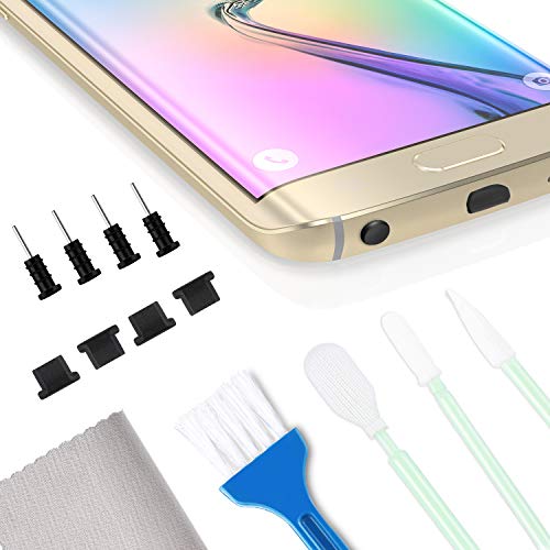 Frienda 32 Piece Cell Phone Cleaning Kit, Headphone Jack Cleaning Tool, USB Charging Port and Anti Dust Plug, Compatible with Note 8, LG V30+, V30, and Other Micro USB Charging Port Android Devices