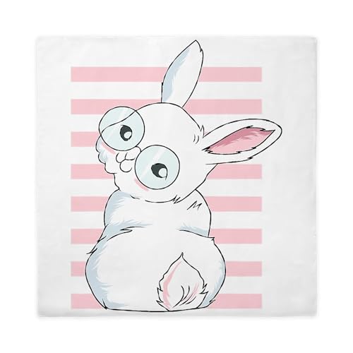 CafePress Cute Easter Bunny Rabbit Bu Queen Duvet Cover, Printed Comforter Cover, Unique Bedding