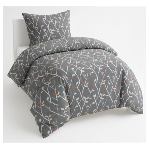 MALIKA Winter Plüsch Wendebettwäsche Nicky-Teddy 'Cashmere Touch' 135-155 - 200x200 Coral Fleece, Farbe:BEIGE-Taupe, Größe:135 x 200 cm 9 FELLANO® Cashmere Touch Bettwäsche 135x200 cm + 80x80 cm - Plüsch Winter Wendebettwäsche - besonders weich - kuschelige Fleece (Kirschzweig grau, 135x200 cm)