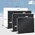 4'x8' PVC Slat Wall Paneling, High Load Capacity Slatwall Panel, Cuttable & Moisture-Proof & Flame Retardant, Heavy Duty Black Garage Slatwall Panes Storage Systems for Garage Workshop Storage