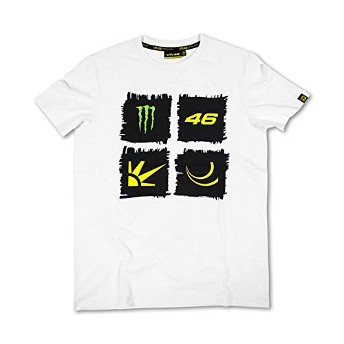 VR46 Camiseta Sun Moon Claw - Blanco - L