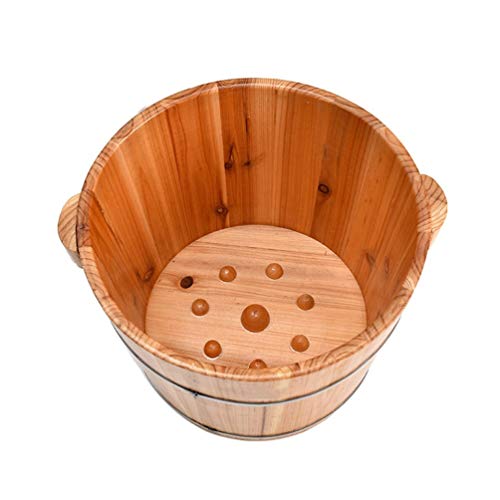Bañera de madera para pies spa y masaje