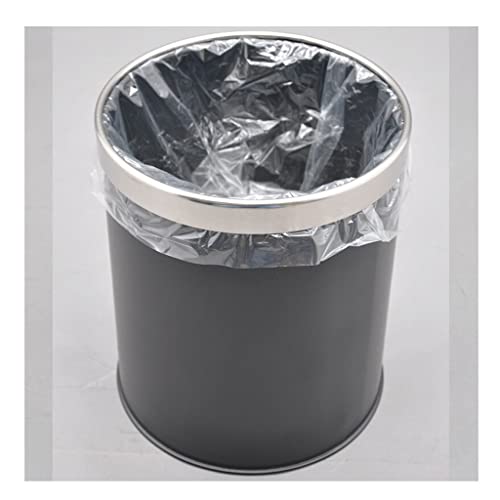 Cubo de basura redondo de acero inoxidable con cubo interno de 8 litros 4