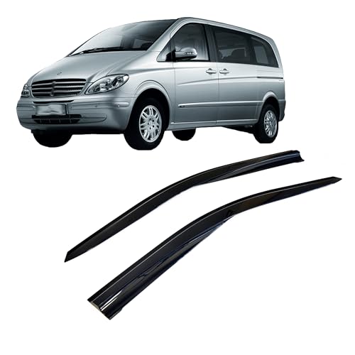 Déflecteurs d'air Mercedes Viano protection pluie pour fenêtres de camping-car
