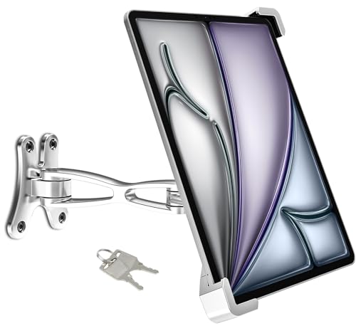 Dosvsi Locking Tablet Wall Mount, Universal Anti-Theft Tablet Wall Holder for Business Retail Compatible with 7