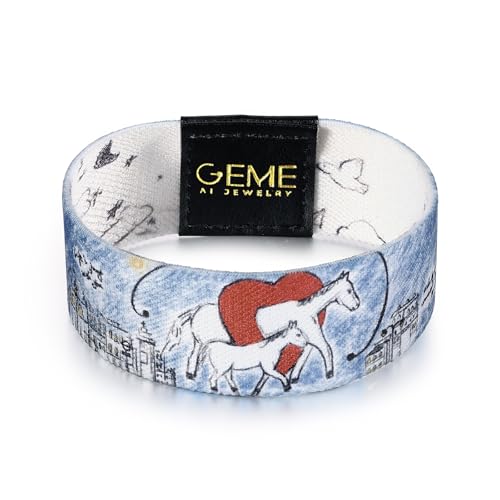NFC Memory Bracelet for Women Men Custom Bible Voice AI Bracelets - Voice Record In Memory of Loved Ones Keepsake Jewelry Memorial Gifts Sympathy Gift for Family Healing (Colorful M - Fits Wrist 5.5-7.0)