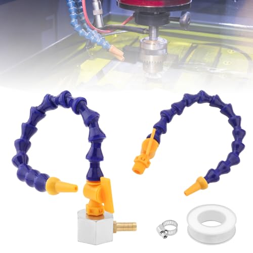 Buse ronde G1/4 CLAHJQX avec 2 tuyaux de refroidissement de 40 cm et interrupteur