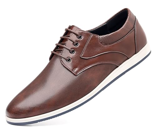 Image of Men's Fashion Casual Oxford Shoes Lace-up Formal Sneakers