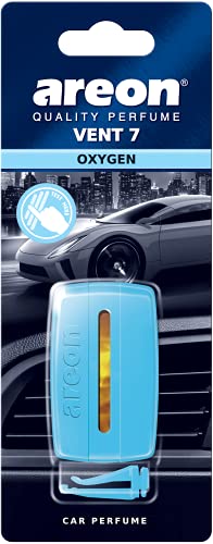 Image of Areon Oxygen Scent Vent 7 Car Perfume | Fruity & Sweet Perfume Fragrances | Light, Fresh Scent And Deodorizing Properties (Pack Of 2)