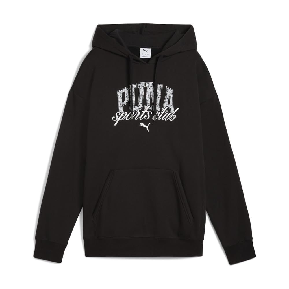 Puma Women's Overhead Hoodie - Black Puma Black - 10 (S)