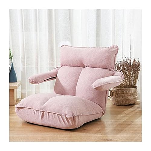 Chaise longue réglable rose 5 positions pour salon et couchage