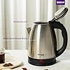 Milton Rapid Electric Kettle 1.8L | 1500 Watts | Stainless Steel Hot Water portable Electric Kettle for Home, Office | Auto Shut-Off with Wide Mouth | Cool-touch Handle and Single-Touch Lid Lock #5