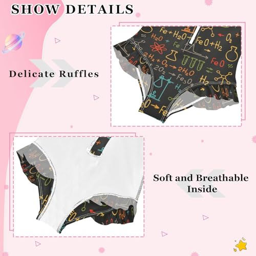 Image of Girls One Piece Swimsuits Long Sleeve Swimsuit Zipper Bathing Suits Swimwear