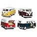 Kinsmart 27200 - 1962 Volkswagen Classica Bus, auto modello in scala 1/32, rosso / bianco