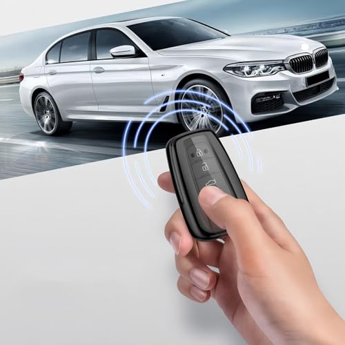 Funda para Llave Toyota Mirai 2020-2025 en TPU Negro con Llavero Integrado 6