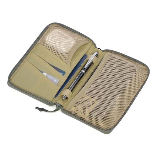 Image of VIKTOS Upscale Travel Wallet | Durable Weather-Resistant Compact Lightweight Tactical Everyday Carry Outdoor Storage Accessory Reinforced with a Carbon Fiber Chassis | 7.5 inch H x 4.5 inch W x 1 inch D, Black