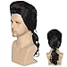 Miss U Hair Men Boy Short Wavy Brown Braid Wig Adult Costume Cosplay Party Wig Halloween
