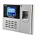 Price comparison product image 2.8 inch TFT Color Screen Voice Prompt Biometric Fingerprint & Password Attendance Time Clocking in Machine Employee Payroll Recorder