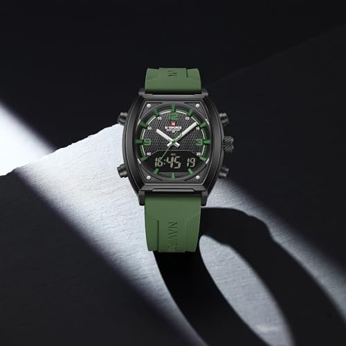 Image of NAVIFORCE NF9242 Dynamic Racing Style Multifunctional Analog-Digital Watch