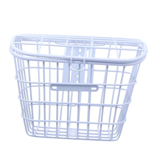 Panier de rangement en fer blanc épais et durable pour vélos