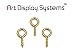 ADS 217-1/2 BP Mini Screw Eye - 7/16" Long - 100 Pack by ART DISPLAY SYSTEMS