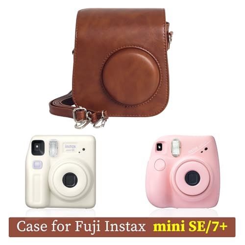 Funda de cuero PU para cámara Fujifilm Instax mini SE/7+ miniatura 2