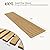 APRILSOUL 20FT Wooden Garden Pathway, Outdoor Roll Out Walkway Path for Patio,Lawn,Backyard,Beach,Wedding