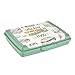 Produktbild keeeper Handliche Box für Essen, Brotdose / Lunchbox, Transparent, 17 x 13 x 3,5 cm, Design Sandwich, Carla Mini, Nordic Green