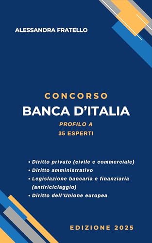 Concorso manuale Banca d'Italia 2025: 35 Esperti