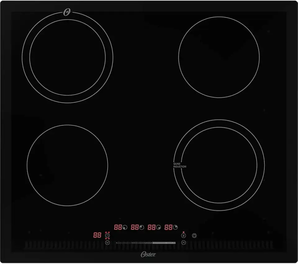 Cooktop por Indução Oster, Touch Screen, 4 Bocas, 220V, OTOP402
