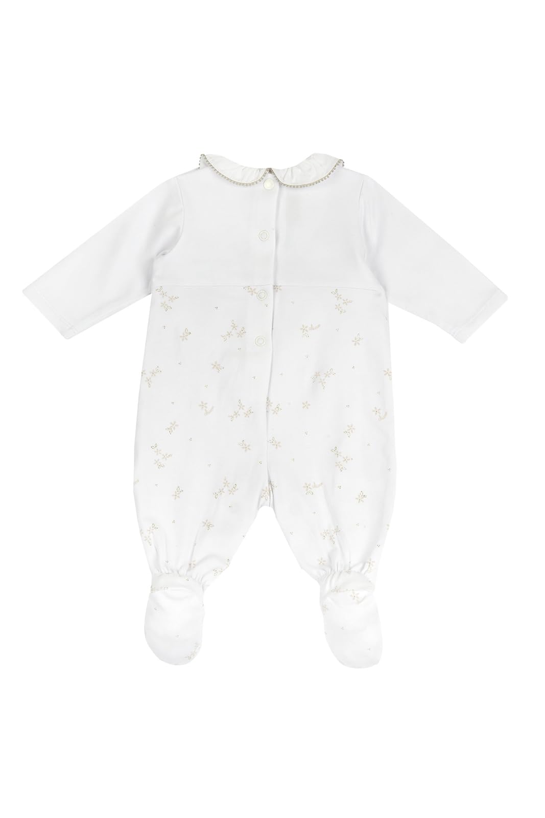 Chicco, Grenouillère Bébé Fille, Grenouillère en Coton Doux et Léger, avec Ouverture Dorsale Pratique et Entre Jambe, Conçue en Italie, Vêtements Bébé Fille 0-24 Mois