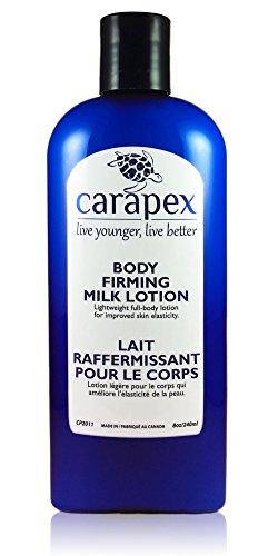 Carapex Body Firming Milk Lotion, Non Greasy, Anti-aging, Tightening, Hydrating, Natural for Dry and Sensitive Skin, Unscented, 8oz (Single)