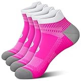Low Cut Compression Socks for Men and Women, No Show Ankle Running Socks with Arch Support for Plantar Fasciitis, Cyling, Athletic, Flight, Travel, Nurses